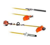 Boudech® Monster 620 - Decespugliatore Multifunzione a scoppio 4 in 1 Motore 2 Tempi con Disco 3T Tesina batti e vai Svettatoio e Tagliasiepe