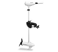 BOUDECH Motore Elettrico Fuoribordo Bianco per Barca Gommone Con Elica a Tre Pale e Certificato di potenza. Disponibili due potenze 46Lbs/62Lbs (62 Lbs)