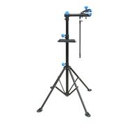 BOUDECH Shelter - Supporto per Riparazione Bici 198x104 cm Cavalletto Bicicletta con Porta Utensili in Acciaio Nero