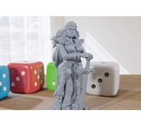 Boudica - 3D Stampato Minifigure - Proxy Minis per Dnd , Baldurs Gate,