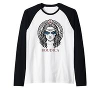 Boudica Regina Guerriera Maglia con Maniche Raglan
