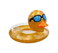 Bouée gonflable en forme de donut avec paillettes et canard, jouet décoratif pour la piscine | Idéale pour enfantss, adolescents, adultes, sorties à la plage, fêtes d'été, activités au bord de l'e
