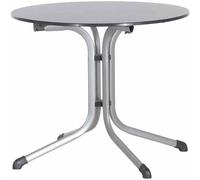 Bouelvard-Klapptisch Ø85cm Grafite Telaio IN Acciaio Vivodur-Tischplatte Tessuti