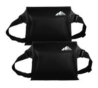 BOUFEIDA Borsa impermeabile, sacchetto impermeabile 2 pezzi, IPX8 Drybag, borsa impermeabile con cinturino regolabile, protegge telefono/denaro/carte/chiavi, pesca, rafting, nuoto, gite in barca, Nero