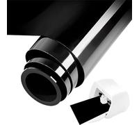 BOUFEIDA Smart Iron on for Cri-cut Joy Xtra, 24x600cm Nero | Smart Heat Transfer Vinile Flessibile PU per Tessuti, Magliette, Fai da te, Modelli