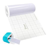 BOUFEIDA Smart Vinyl Permanent per Cri-cut Joy, 14x200CM Bianco Vinile adesivo intelligente, pellicola per plotter autoadesiva per tazze, automobili, striscioni, decorazioni fai da te