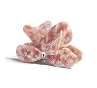 Bougainvillea - Fermagli per capelli in acetato 3D, a forma di fiore, per donne, 7,6 cm, design durevole per capelli spessi o sottili (rosa)