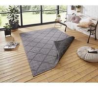 bougari Corsica - Tappeto in polipropilene, 80 x 150 cm, colore: Nero antracite