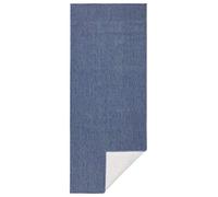 bougari Miami - Tappeto reversibile per interni ed esterni, 80 x 350 cm, colore: Blu crema