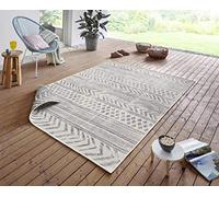 bougari - Tappeto double-face Biri per interni ed esterni, Grau Creme, 200 x 290 cm
