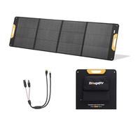 BougeRV 200W Pannello Solare Pieghevole, 25% Efficienza N-Typ, Per Batteria 277Wh, Modulo Solare Mobile In Fibra Di Vetro, IP65, Per Stazione Energetica, Camping, Esterno, Giardino