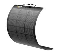 BougeRV Arch Pro 100 Watts Pannello Solare Flessibile Anti-Ombreggiamento con 27 Diodi Bypass, N-Type Fibra di Vetro 16BB Cella Mono 25% Alta Efficienza, Camper Barca Giardino Batterie 12/24V