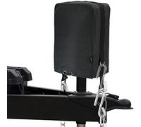 BougeRV Copertura per martinetto elettrico per camper con anelli a D, copertura protettiva nera universale per rimorchio, 600D, per parti esterne di camper, accessori per camper