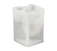 Bougie de lapin de Pâques portable, moule de fabrication de bougies en forme d'œuf de lapin, moule à savon en silicone de 2,95 pouces pour savon, résine, plâtre, argile, bonbons, fête de vacances, bri