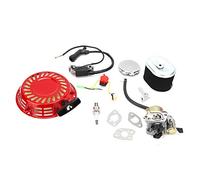 Bougie Gx200 - Avviamento A Strappo Bobina Di Accensione A Carb Candela Accensione Interruttore On/Off Kit Tubo Flessibile Tappo Carburante Adatto Per Gx160 Gx200