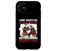 Bouhourt Torneo di cavalieri medievali Tjost Buhurt Custodia per iPhone 11