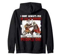 Bouhourt Torneo di Cavalieri medievali Tjost Buhurt Felpa con Cappuccio