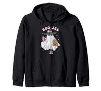 Boujee Boo JEE Carino Fantasma in Rosa Halloween Ragazza Felpa con Cappuccio