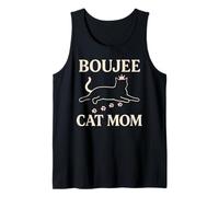 Boujee Cat Fancy Spoiled Rich Energy Glam Sassy Posh Corona Canotta
