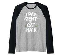 Boujee Cat Fancy Spoiled Rich Energy Glam Sassy Posh Corona Maglia con Maniche Raglan
