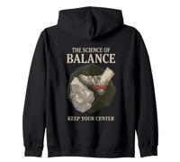 Boulderer Boulder Scienza Dell'equilibrio Felpa con Cappuccio