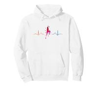 Boulderer Heartbeat ECG Boulder Bambini Boulder Felpa con Cappuccio