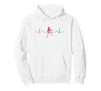 Boulderer Heartbeat ECG Boulder Bambini Boulder Felpa con Cappuccio