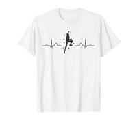 Boulderer Heartbeat ECG Boulder Bambini Boulder Maglietta
