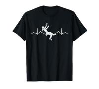 Boulderer Heartbeat ECG Boulder Bambini Boulder Maglietta