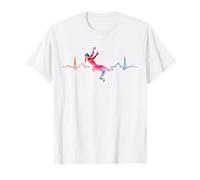 Boulderer Heartbeat ECG Boulder Bambini Boulder Maglietta