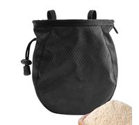 Bouldering - Borsa porta gessetti, impermeabile, regolabile, a tenuta stagna, per atleti, design con coulisse, fodera in morbido pile, vestibilità sicura, per arrampicata, palestra, attività