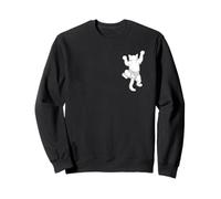 Bouldering Cat Climber - Borsa Porta gessetti, Colore: Bianco Felpa