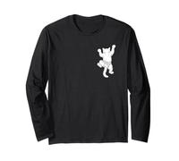 Bouldering Cat Climber - Borsa Porta gessetti, Colore: Bianco Maglia a Manica