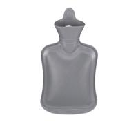Relaxdays Borsa dell'Acqua Calda, Boule Scaldaletto da 1 L, Hot Water Bottle, Terapia Adulti e Bambini, Gomma, Grigio, 29 x 16 x 4.5 cm