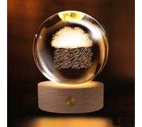 Boule de cristal de 60 mm pour gâteau d'anniversaire, Happy Birthday, presse-papier en verre, décoration de boule de cristal, cadeau pour amis, anniversaire, festival (Goccia di pioggia)