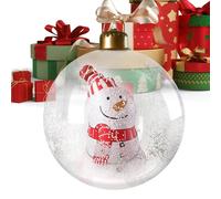 Boule De Neige Géante À LED Avec Télécommande - De Noël D'extérieur, Lumineuse Pour Les Fêtes, Jardin, Cour, Terrasse, Porche, Allée, Porte D'entrée, Salon, École | D'