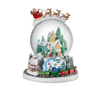 Boule de neige L'Oca Nera Storie Natalizie slitta Babbo Natale 1XM1035.14