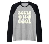 Boule È Un Modo di Dire per Indicare I Giocatori di Bocce E Maglia con Maniche Raglan