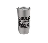 Boule E Vino, Ecco Come Dovrebbe Essere! Boules In Tenuta Da Bicchiere termico in acciaio inox doppia parete