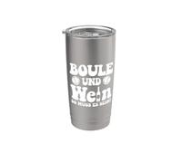 Boule E Vino, Ecco Come Dovrebbe Essere! Boules In Tenuta Da Bicchiere termico in acciaio inox doppia parete