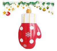 Boule Gonflable De Noël - Décoration Gonflablle in PVC | Boules Et Lanternes Des Noëls Pour Pelouse ETT Portico | Accessoires Festifs Extérieur Maison Jardin Vacances Fêtes Hivernales