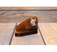 Bouledogue français - Candeliere in legno con cane Art Dog IT tipo 2