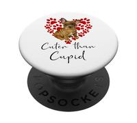 Bouledogue Francese Cuter Than Cupid FRENCHIE Cane Detto PopSockets PopGrip Adesivo