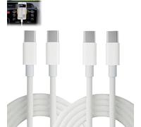 BOULESENM 2 cavi USB C a USBC da 1,5 m, 60 W, cavo USB C a ricarica rapida per Apple iPhone 15 Plus/Pro Max/16/Pro/iPad Pro 12,9 inch/aria, cavi USBC per Galaxy S25/S24/S23, Xiaomi