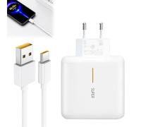 BOULESENM 65 W Caricabatterie rapido con cavo USB C 2 m, caricatore 65 W USB C per OnePlus 13 Nord CE 4 Lite Nord 4 N200 N300 N20 N10 9 Pro 9 8T 8 Pro8 7T 7T, caricabatterie USB per Oppo Find X5 Pro