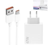 BOULESENM 67W Caricabatterie Xiaomi Ricarica Rapida, Caricabatterie Veloce e 1.5M 6A Tipo C Cavo Mi Turbo, Caricabatterie Redmi 67w per xiaomi 14 13 12 12 12 Pro Lite Redmi Note K60 K50 11 11s 12 Pro
