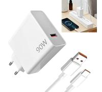 BOULESENM 90 W Caricabatterie rapido con cavo USB C 1.5 M per Xiaomi 15 14 13 Ultra POCO F6 X7 F7 Pro,Caricabatterie Turbo Hypercharge per Redmi Note 14S 13 Pro5G 13 Lite13T Mix Flip Pad 7 Pro POCO M6