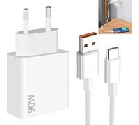 BOULESENM Caricabatterie Xiaomi 90w con cavo USB C 1m per xiaomi 15 Ultra 15Pro 14T 14 13T 13 Ultra 13 Lite Pad 7 POCO X7 Pro X6 M7, caricatore rapido USB C per xiaomi 14 13 Ultra POCO X7 Pro POCO F6