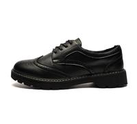 Boulevard Addison Scarpe Brogue Classiche Donna Smart Formali Nero Allacciate