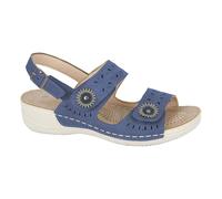 Boulevard Becca Sandalo Casual Donna Navy Blue In Puo A Strappo